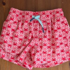 Boys Southern Tide crab print bathing suit